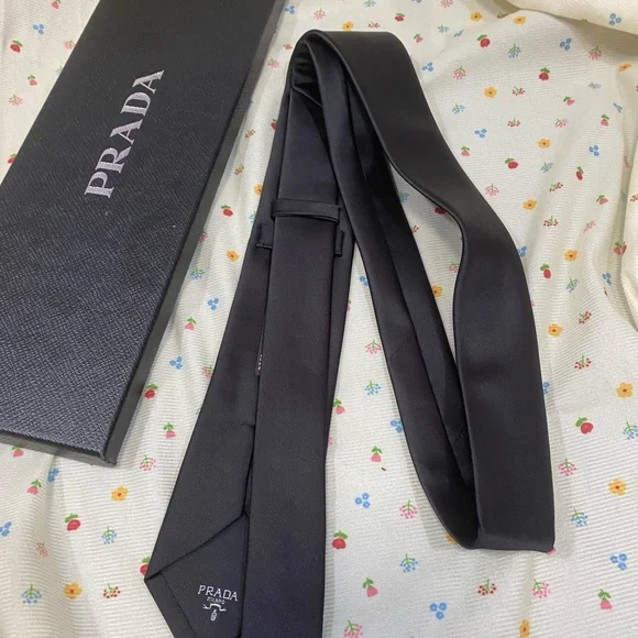 Prada Black Men's Tie